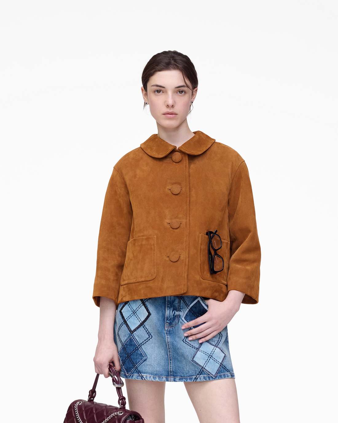 Suede Doll Jacket Copper - Marc Jacobs