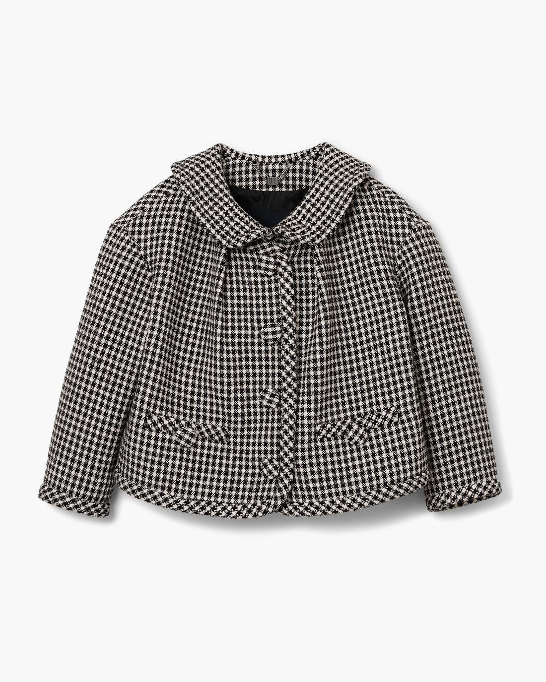Gingham Tweed Jacket Black Multi - Marc Jacobs