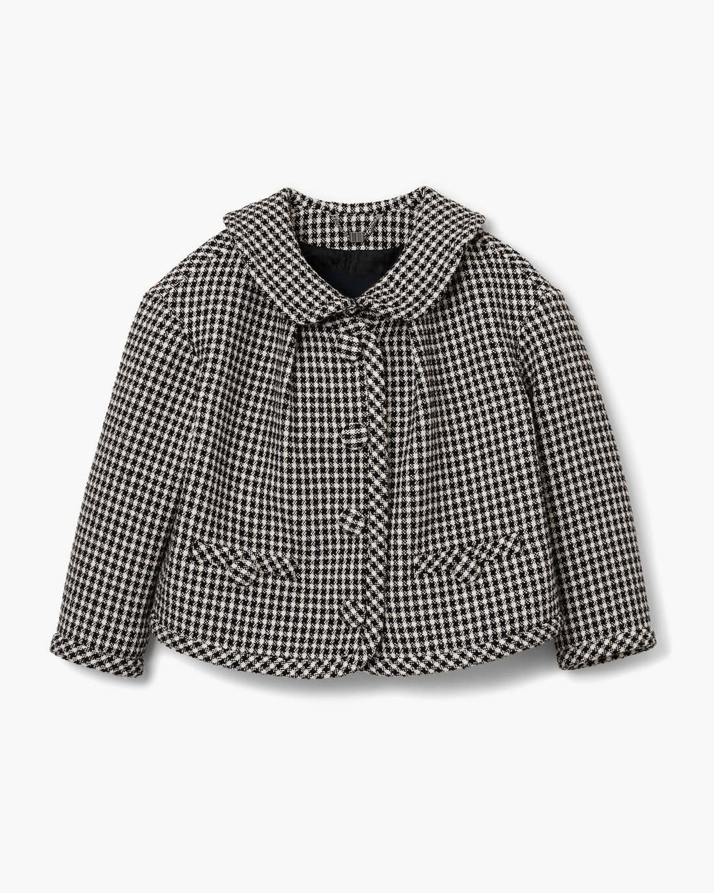 Gingham Tweed Jacket Black Multi - Marc Jacobs