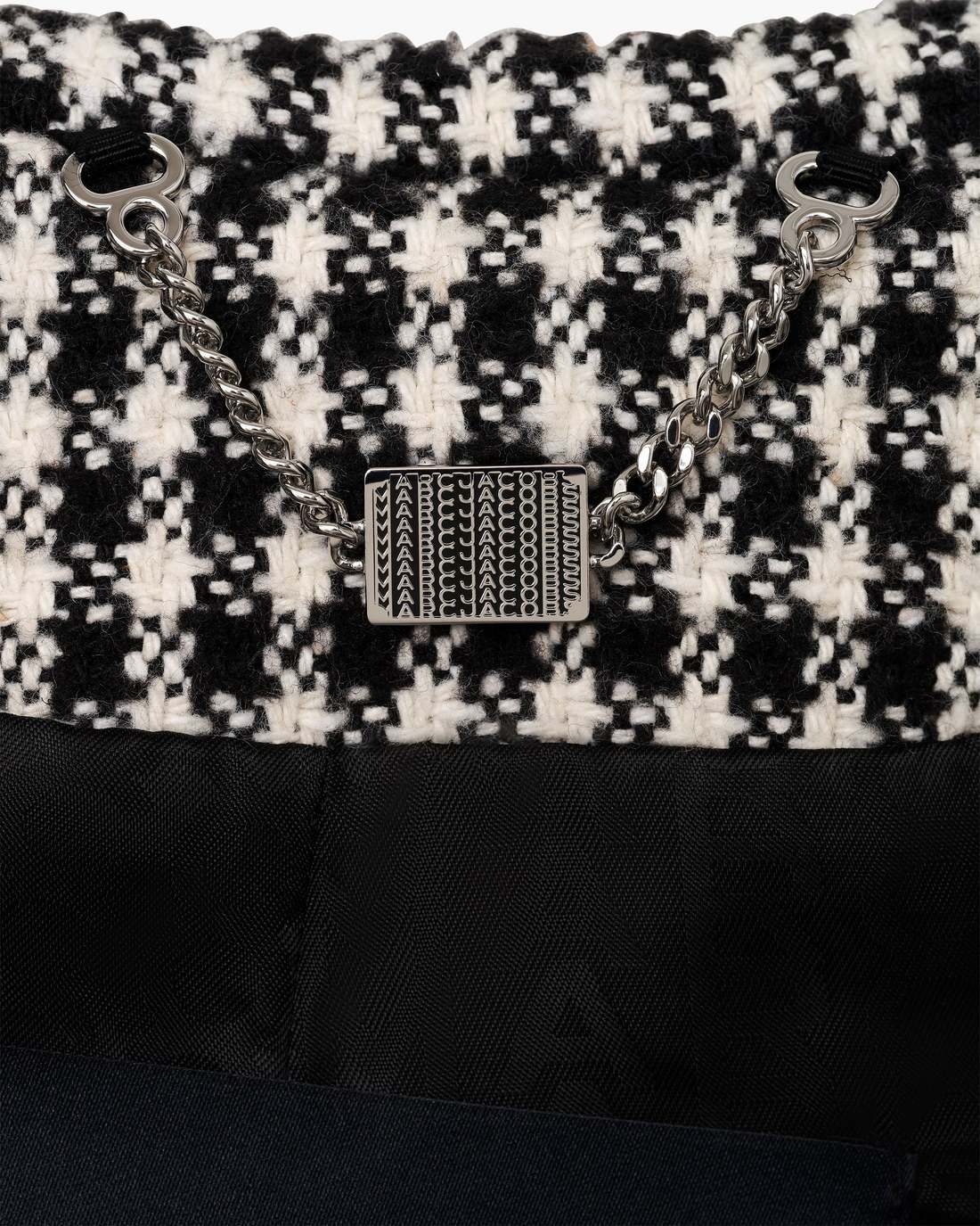 Gingham Tweed Jacket Black Multi - Marc Jacobs