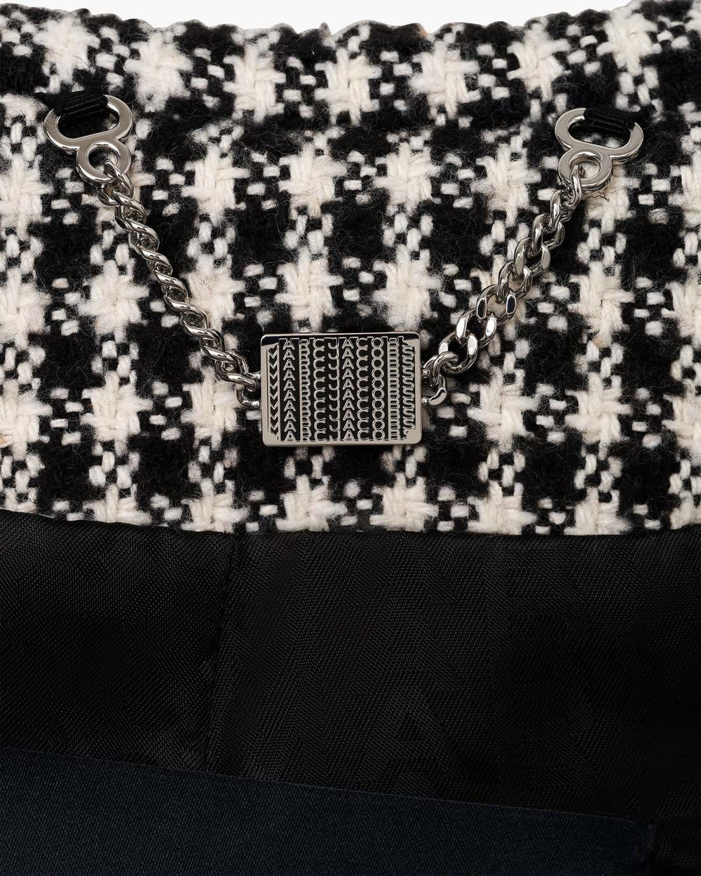 Gingham Tweed Jacket Black Multi - Marc Jacobs