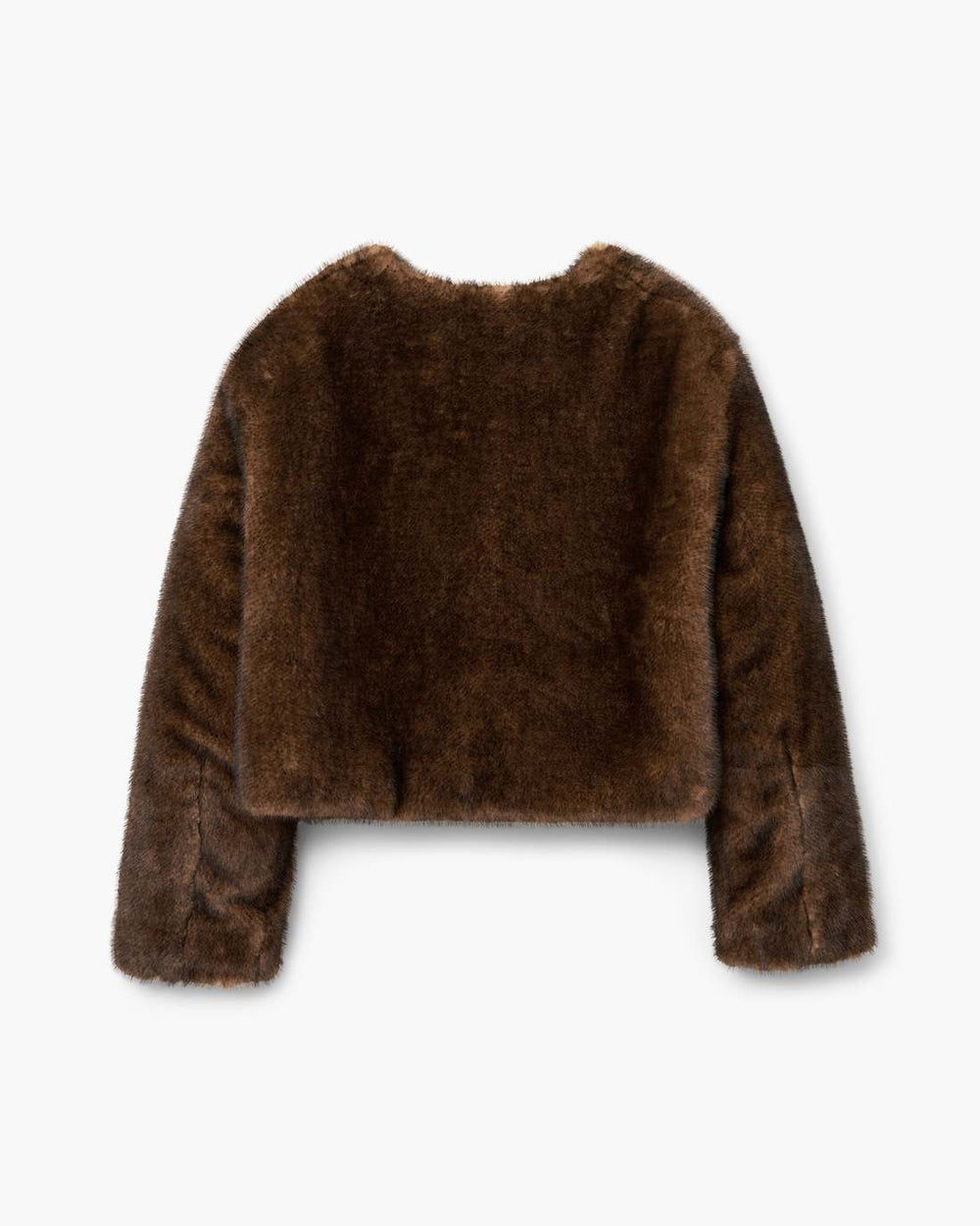 Teddy Cropped Jacket Ebony - Marc Jacobs
