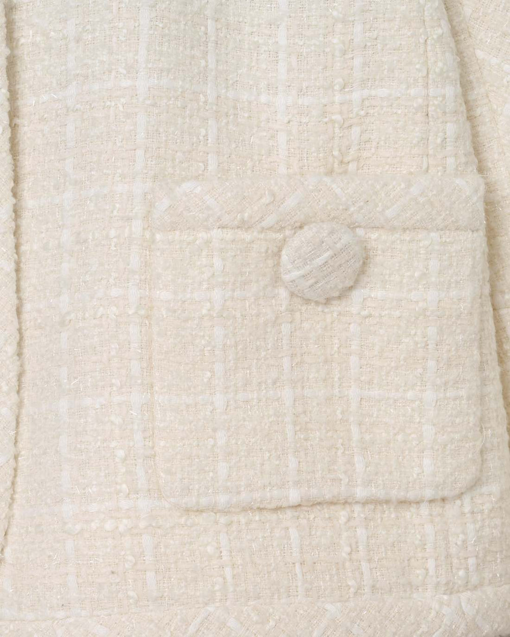 Tweed Backwards Lady Jacket Ivory - Marc Jacobs
