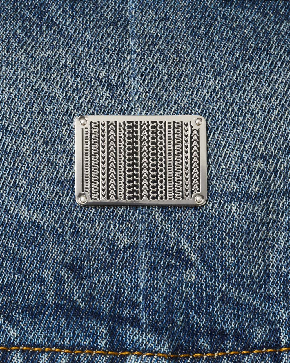 The Rip And Repair Fluted Denim Jacket Punk Indigo - Marc Jacobs