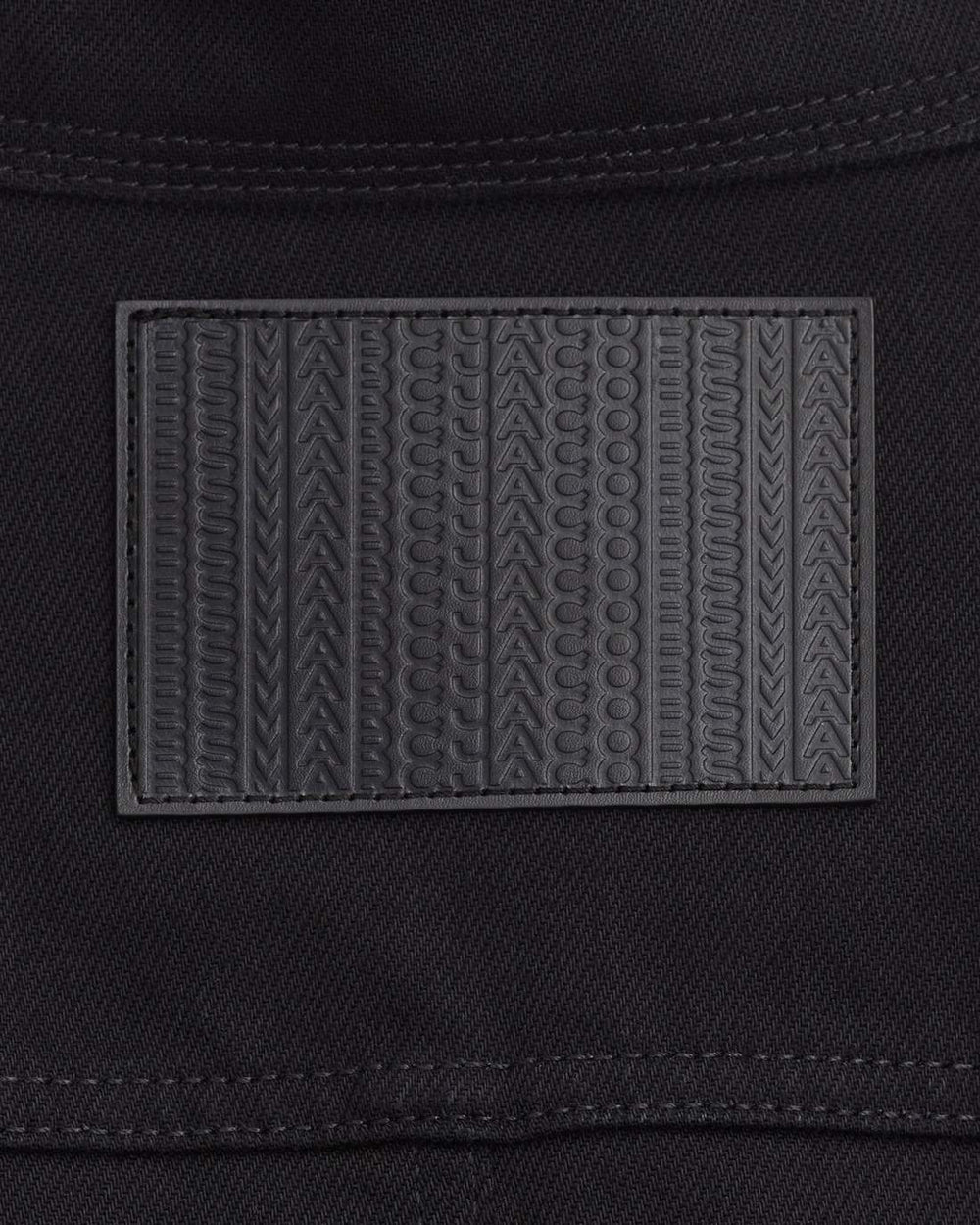 The Fluted Denim Jacket Black - Marc Jacobs