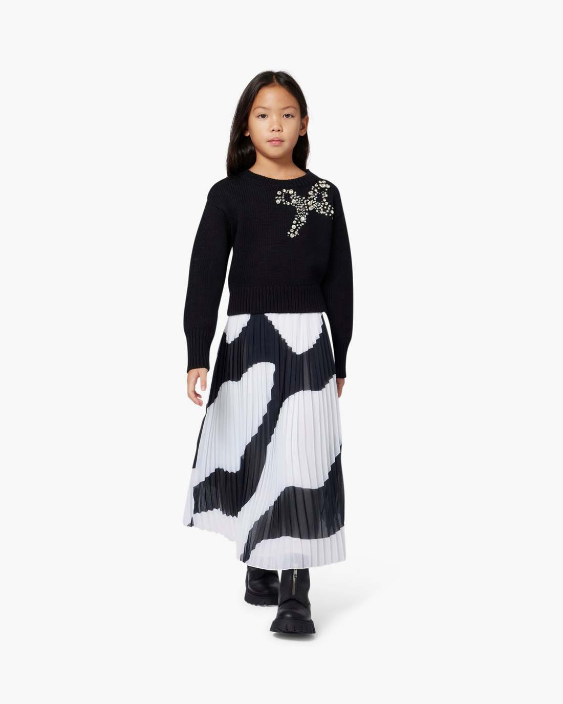 The Gem Bow Sweater Black - Marc Jacobs