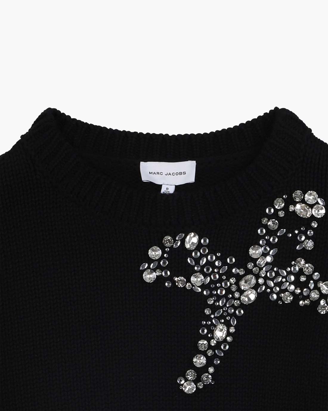 The Gem Bow Sweater Black - Marc Jacobs