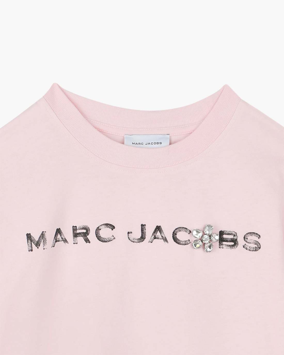 The Gem Daisy Logo Tee Pink - Marc Jacobs