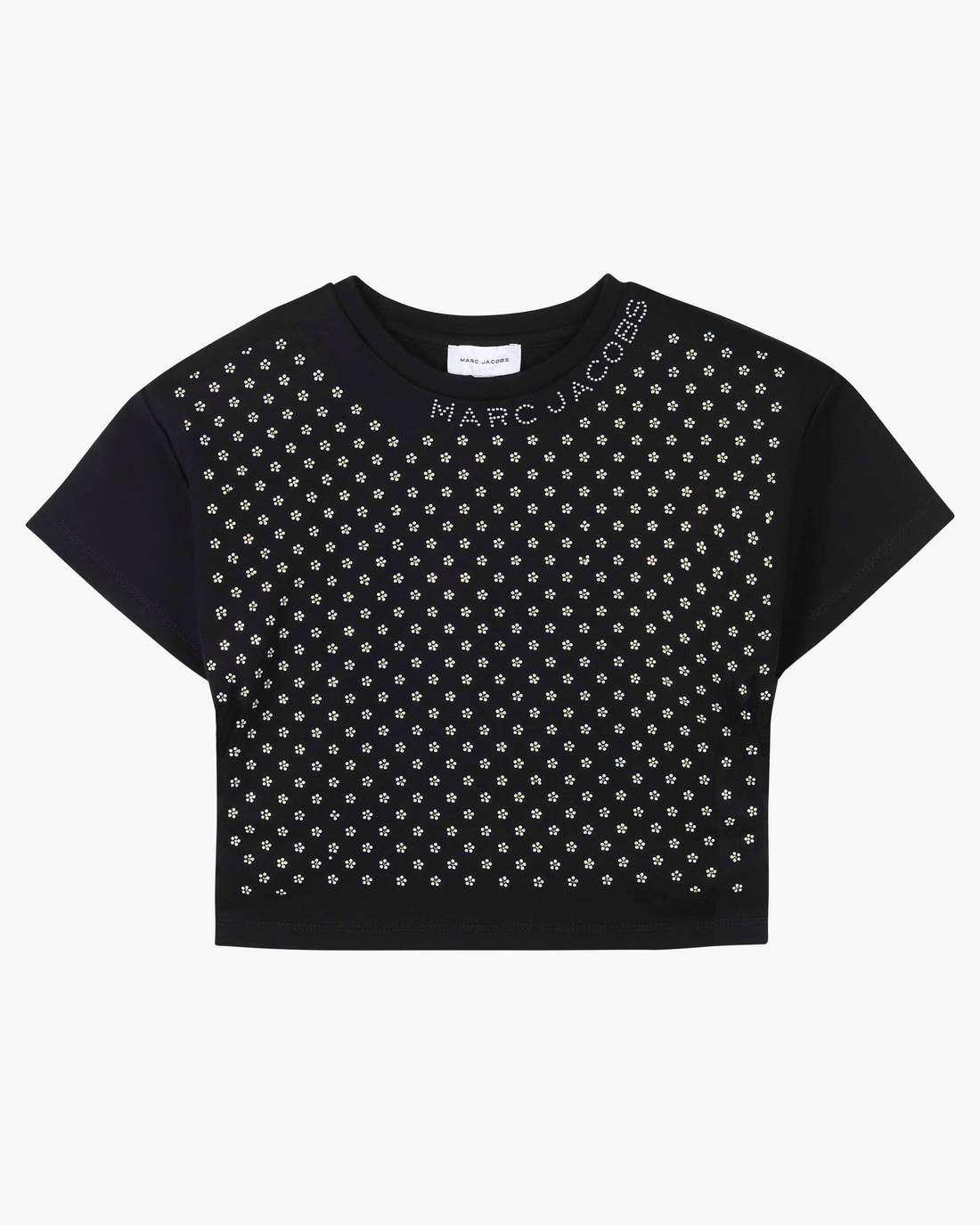 The Crystal Daisy Cropped Shirt Black - Marc Jacobs