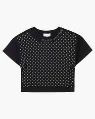 The Crystal Daisy Cropped Shirt Black - Marc Jacobs