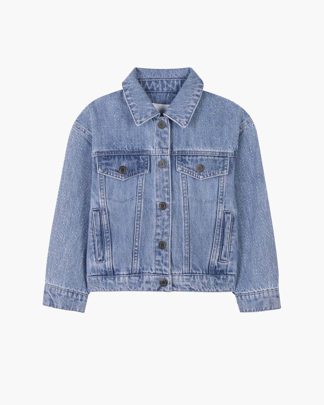 The Crystal Denim Jacket Blue - Marc Jacobs