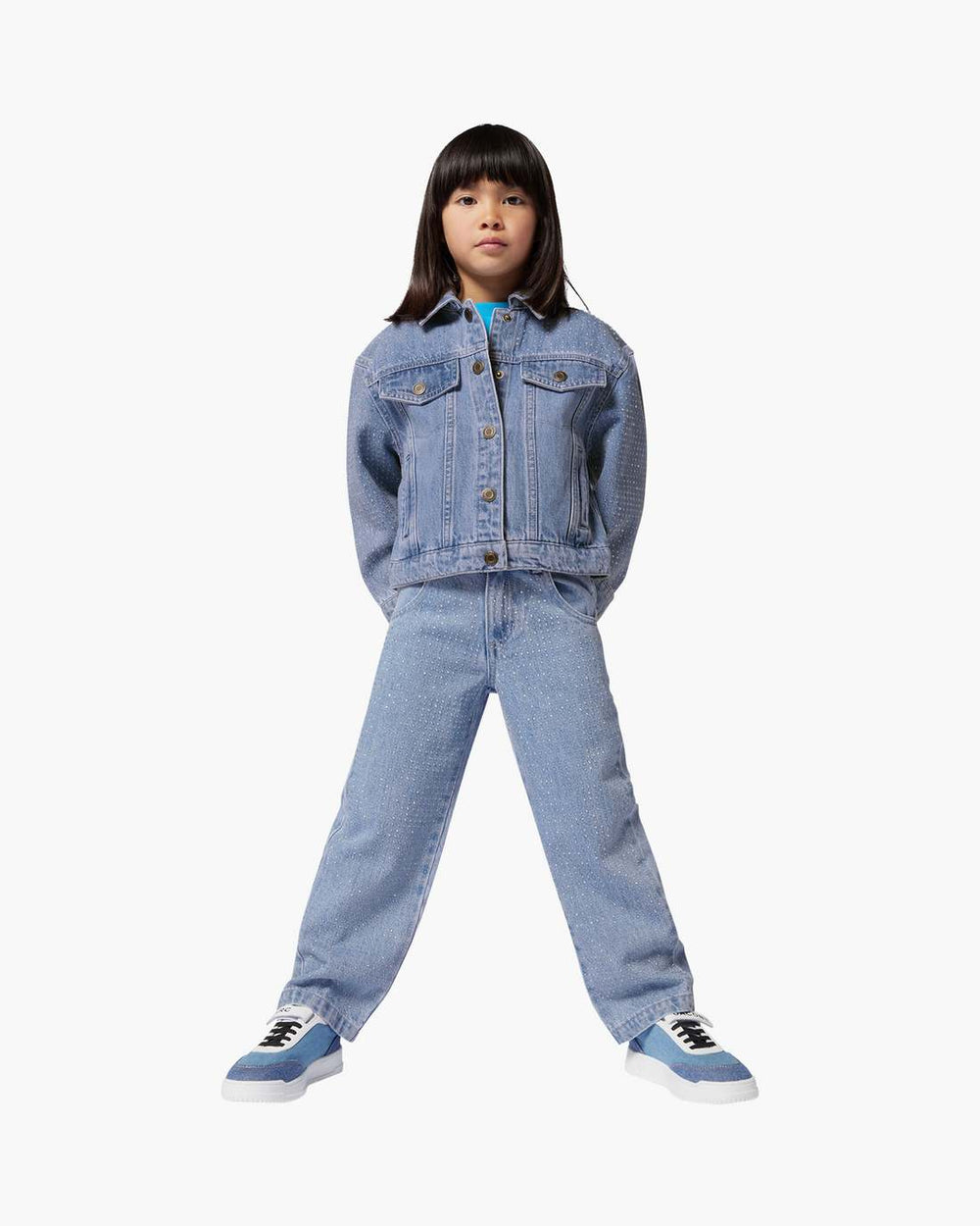 The Crystal Denim Jacket Blue - Marc Jacobs