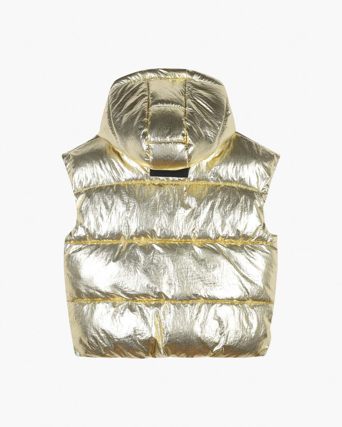 The Metallic Puffer Vest Gold - Marc Jacobs