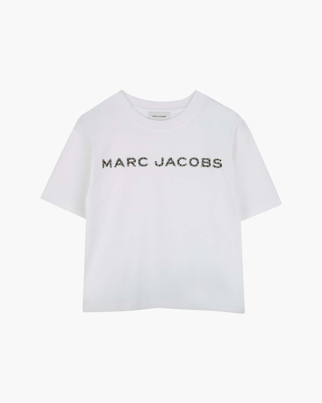 The Crystal Daisy Logo Tee White - Marc Jacobs