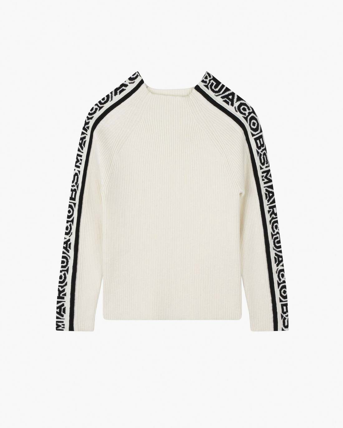 The Knitlogo Sweater Ivory - Marc Jacobs