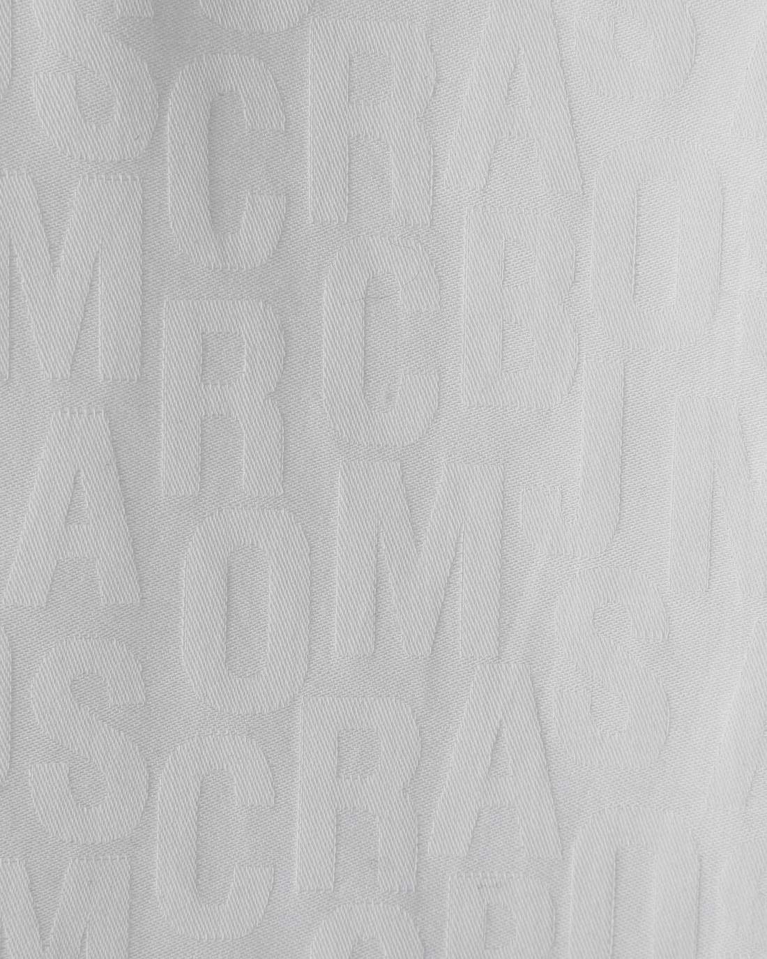 The Jumbled Monogram Logo Short Sleeve Shirt White - Marc Jacobs