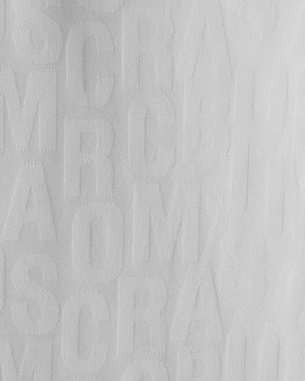 The Jumbled Monogram Logo Short Sleeve Shirt White - Marc Jacobs