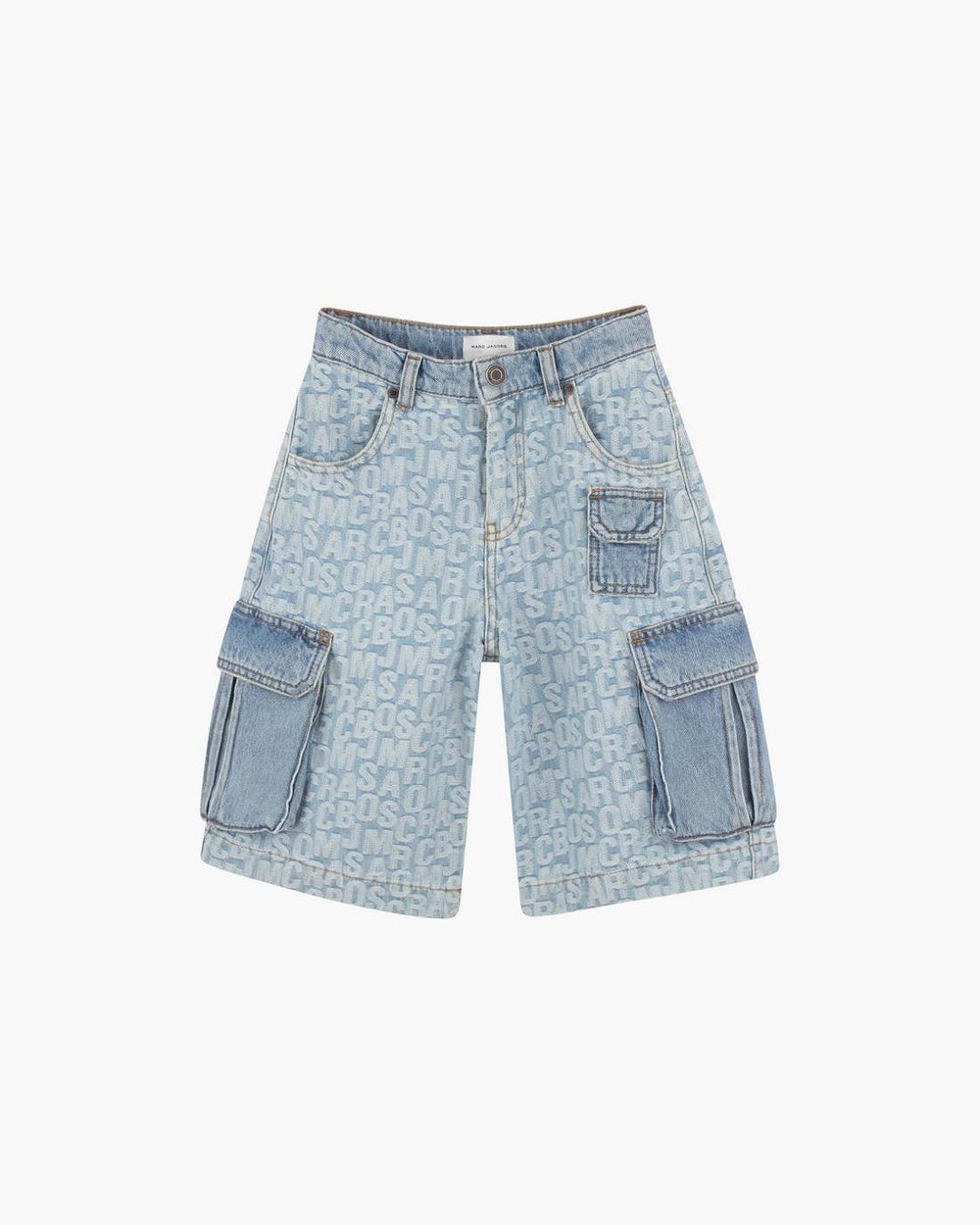 The Jumbled Logo Bermuda Short Blue - Marc Jacobs