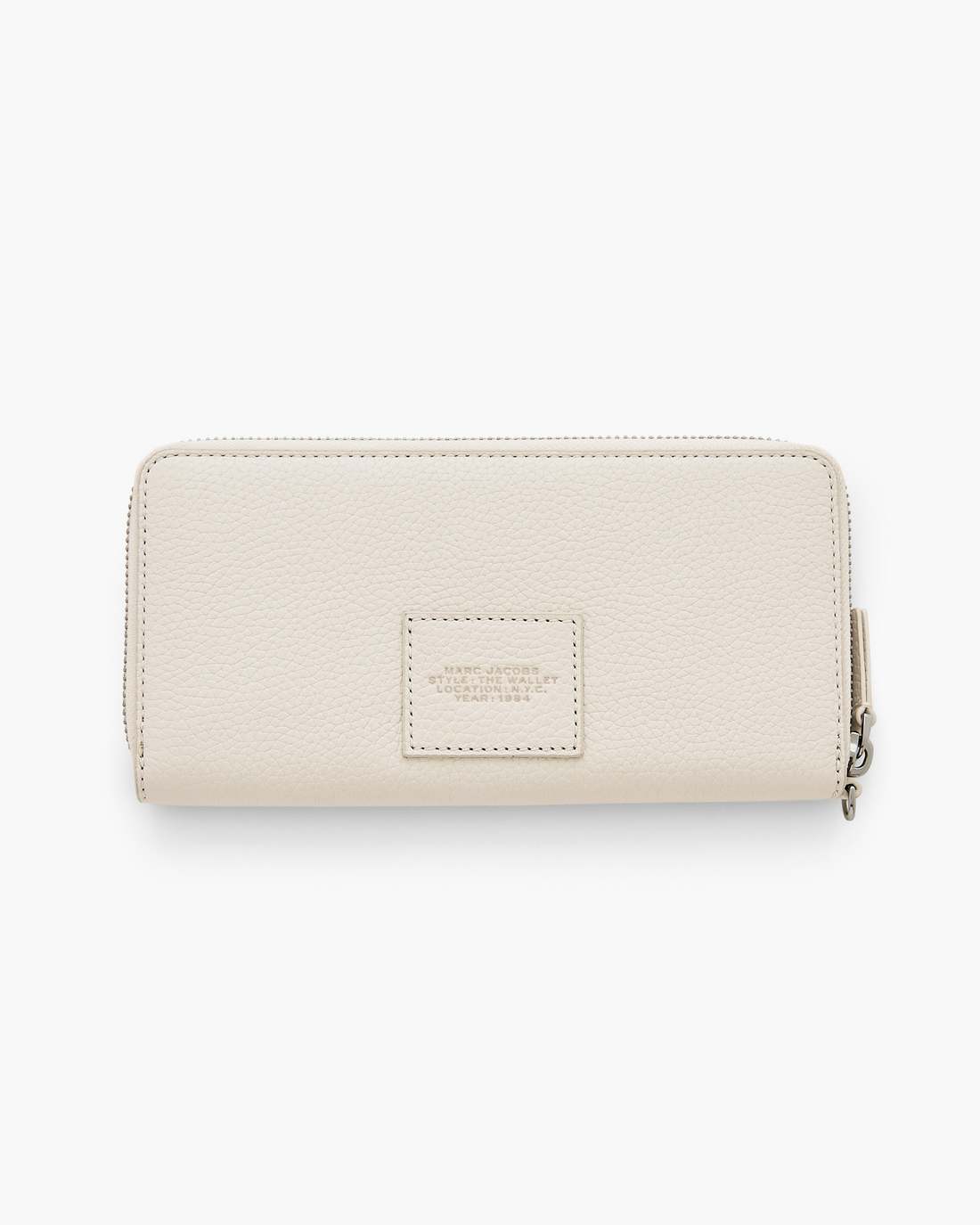 The Leather Continental Wallet Cotton - Marc Jacobs